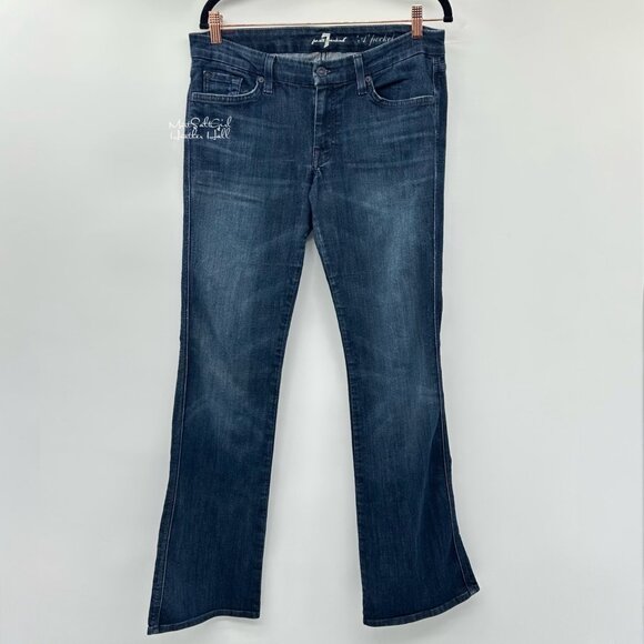 7 For All Mankind A Pocket Bootcut Jeans Size 31 - Picture 1 of 7